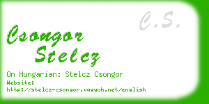 csongor stelcz business card